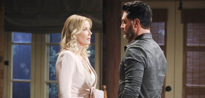 brooke and bill kiss on bold and the beautiful spoilers