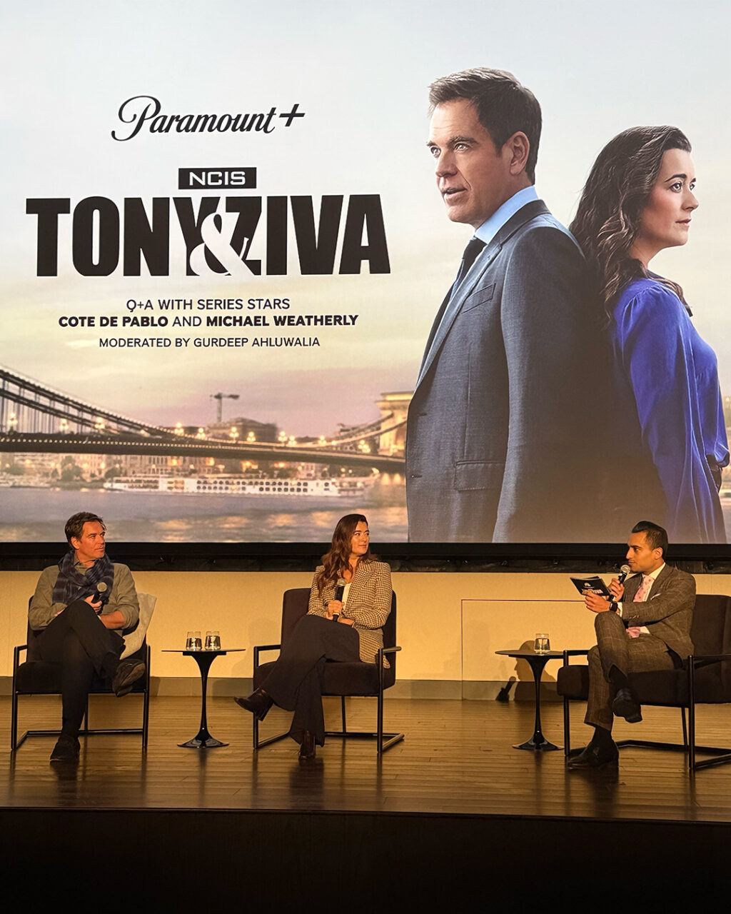 ncis tony and ziva event toronto michael weatherly cote de pablo